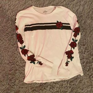 Hollister Long Sleeve Rose Shirt